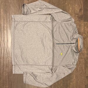 Men's Gray Masters Tech Quarter-Zip Pullover